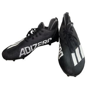 Adidas Adizero Scorch 2 SM Black White Football Cleats Men’s Size 13